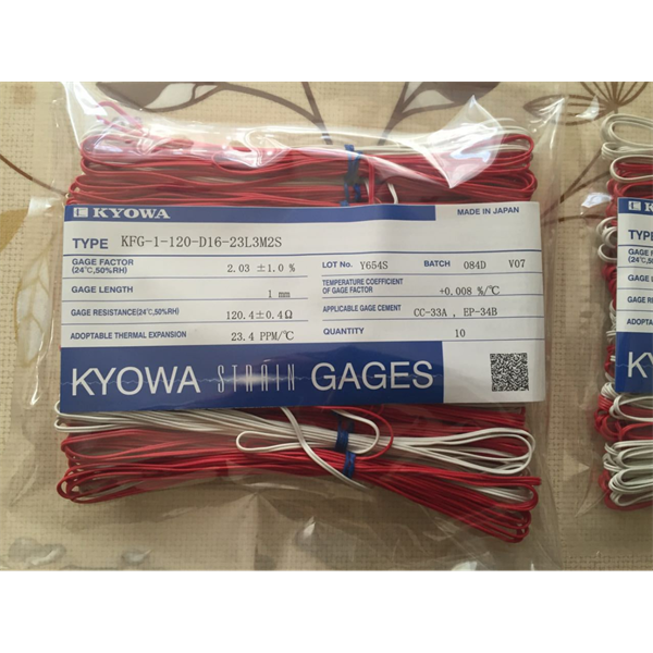 日本KYOWA共和配件耗材應變片KFGS-10-120-D17-16 L30C2R