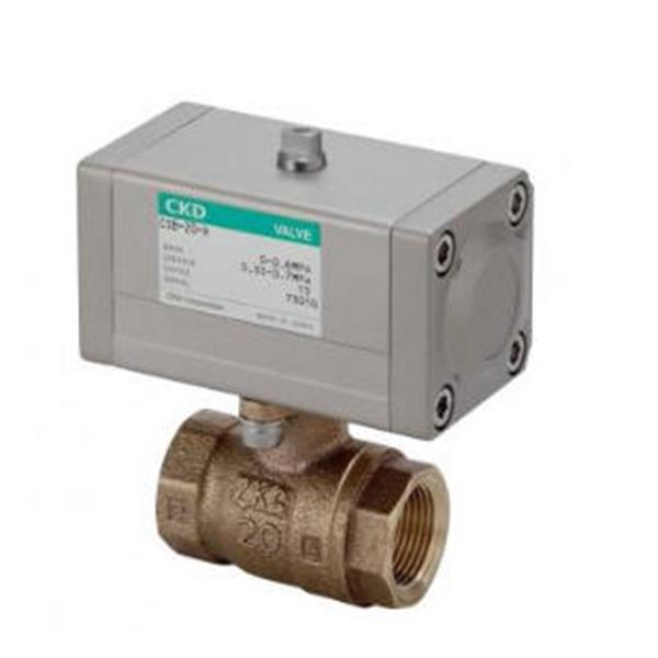 CKD喜開理蒸氣用氣控式球閥2通閥（緊湊型旋轉閥)CSB-40-W